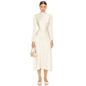 Lovers and Friends Odella Midi Dress Ivory Size L